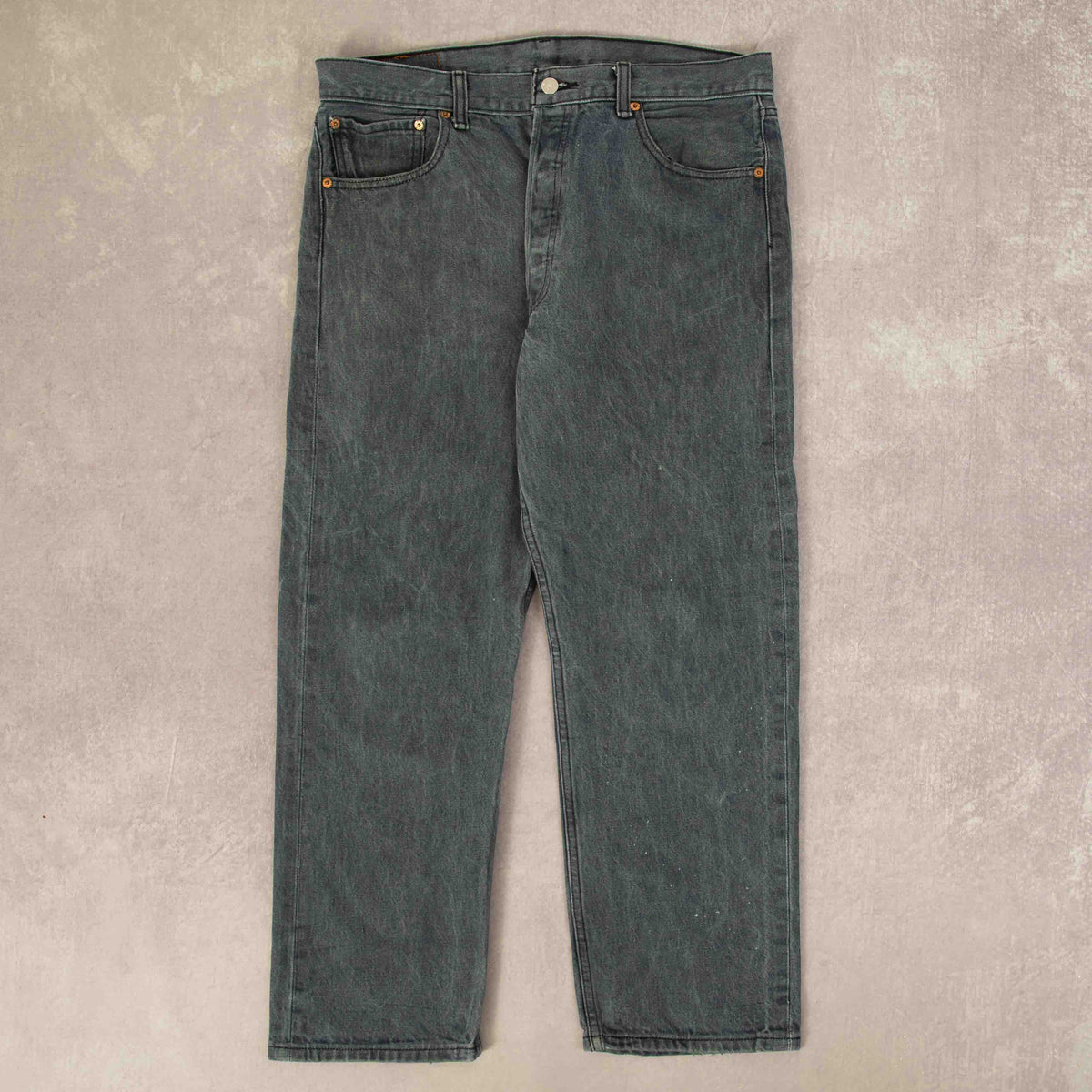Levi's 501 straight denim pants for men, equivalent to w29 cotton blue type Vintage Second Hand main image 0