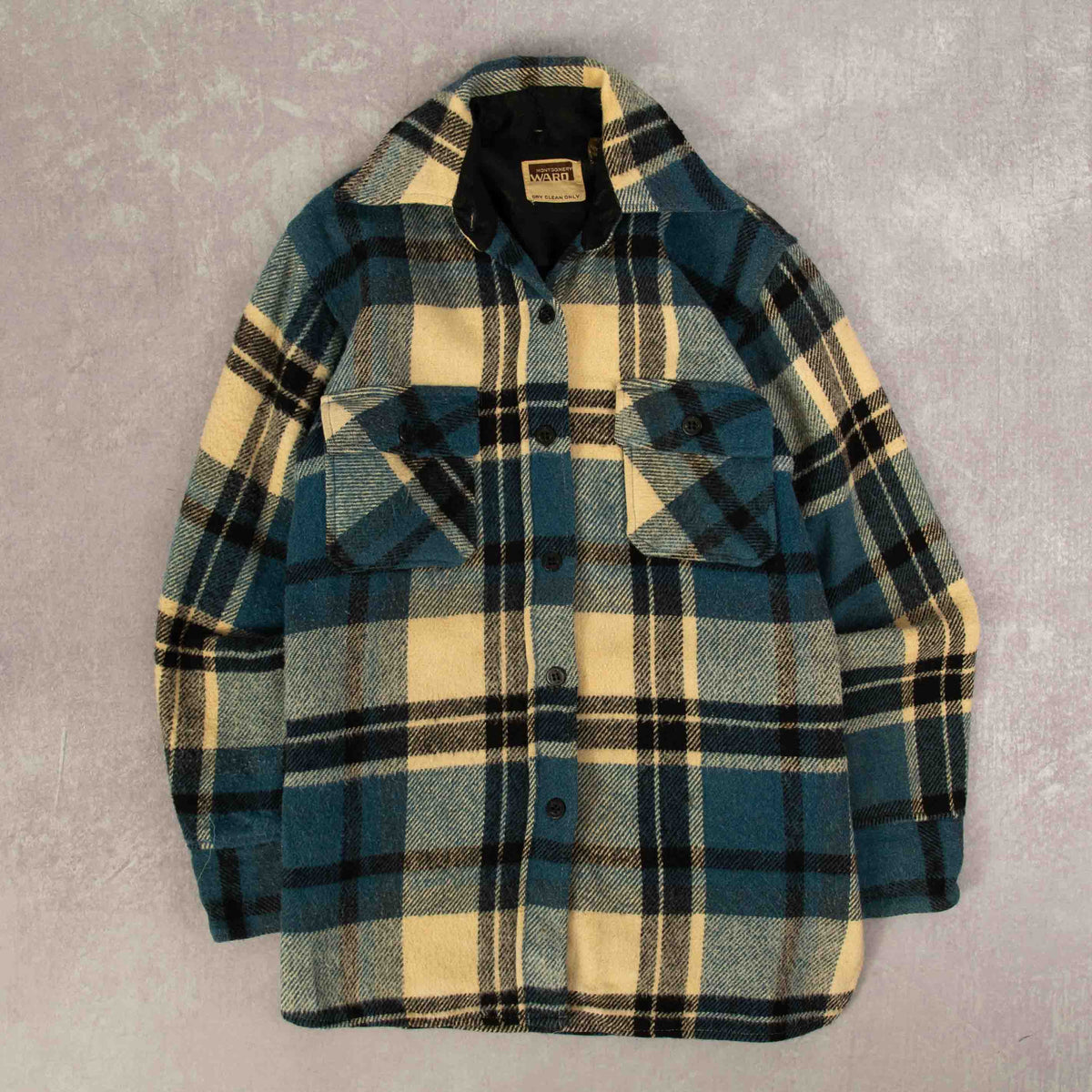 シャツ IONSEOUL (UNISEX) Winter Vintage Wool Checkered Shirt 4JH067 WOODENDOLL (ウッディンドール) コットンブレンド チェック柄