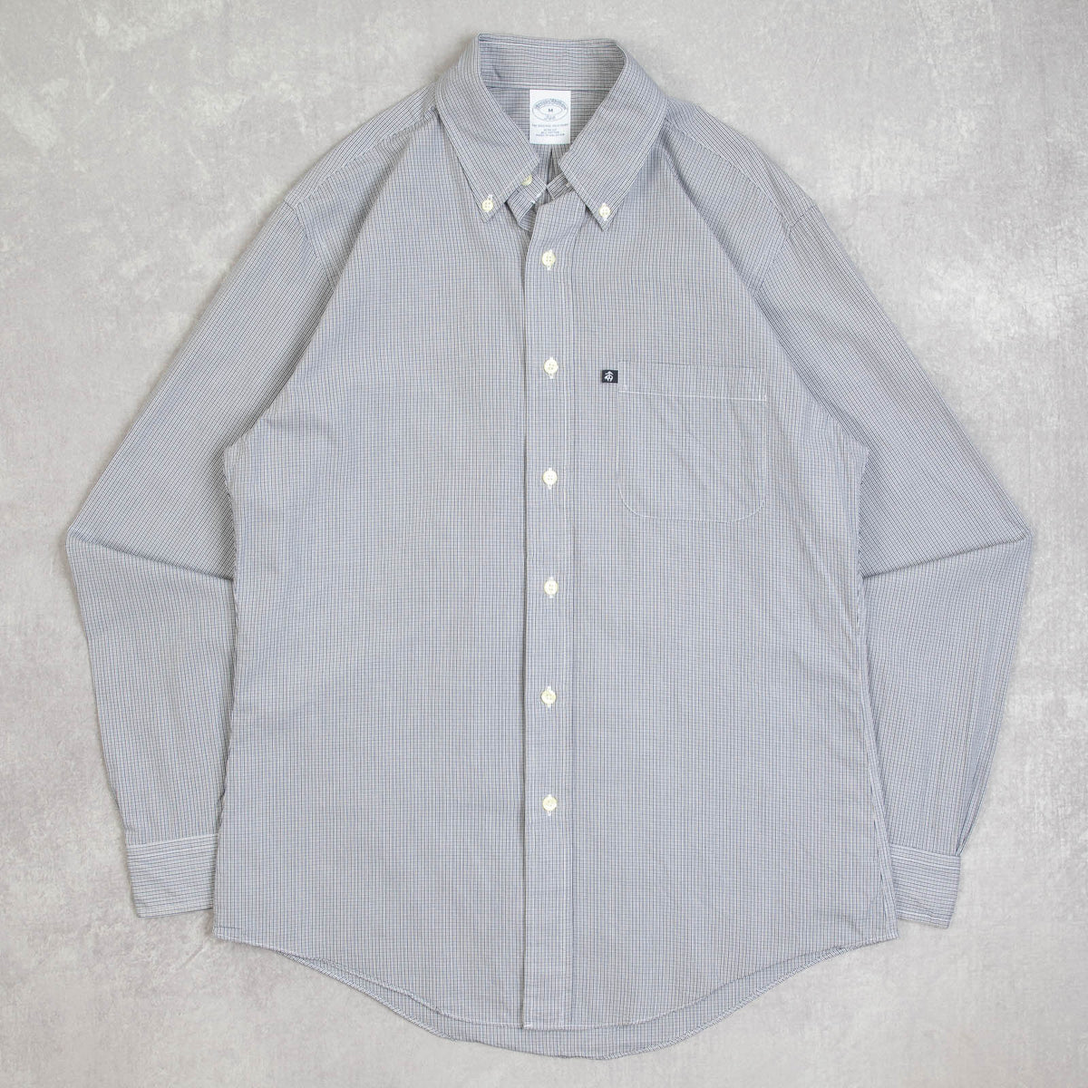 MEN'S VINTAGE 1990S BROOKS BROTHERS CHECKED SHIRT - MEDIUM – North