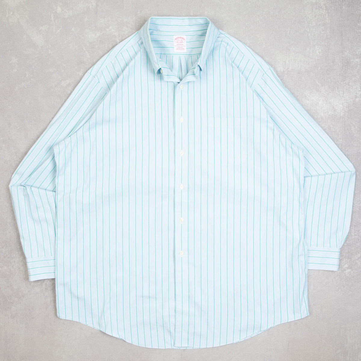 MEN'S VINTAGE 1990S BROOKS BROTHERS MADISON STRIPED SHIRT - XX
