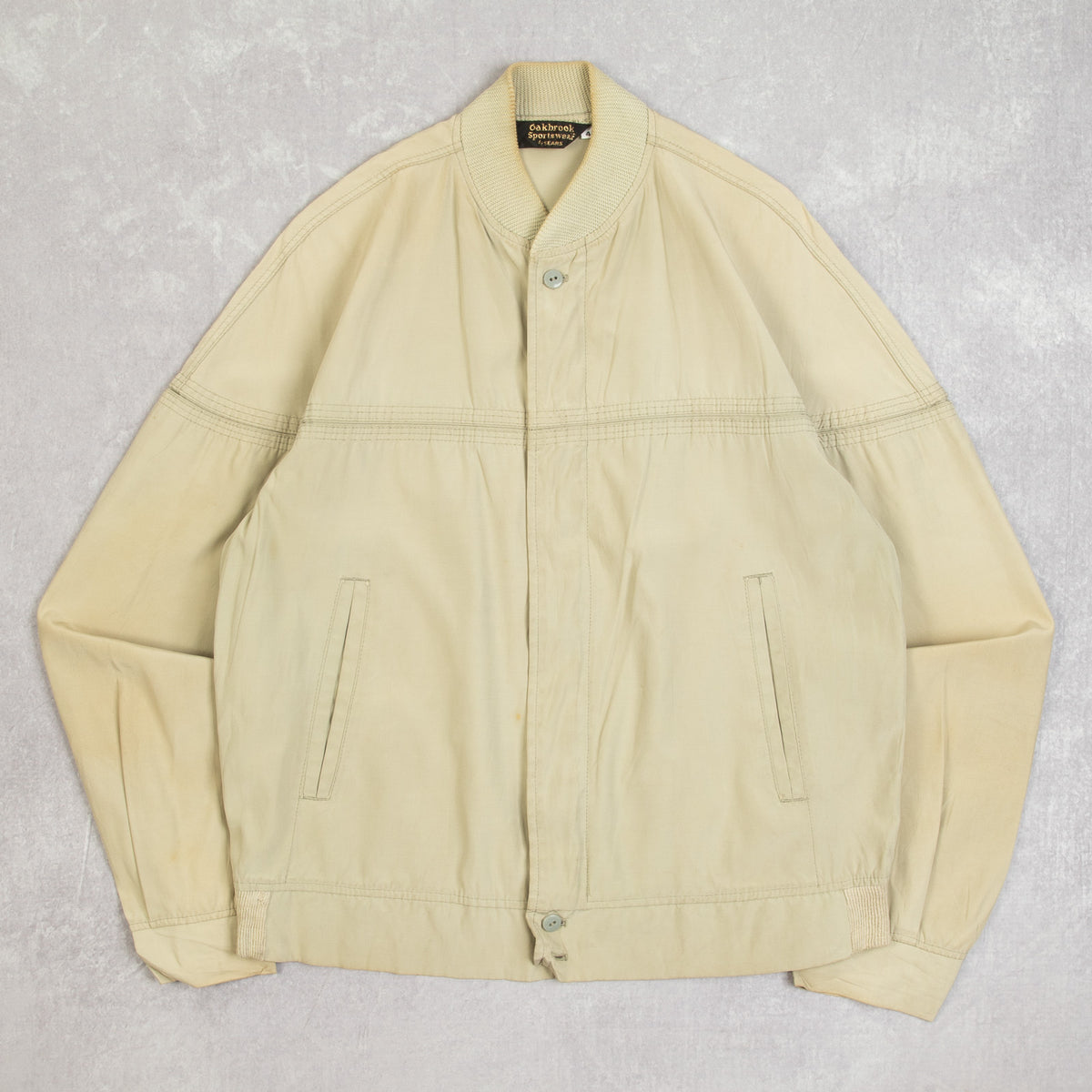 MEN'S VINTAGE 1980S SEARS FULL ZIP BOMBER JACKET - LARGE – North MEN'S VINTAGE 1980S SEARS FULL ZIP BOMBER JACKET - LARGE – North