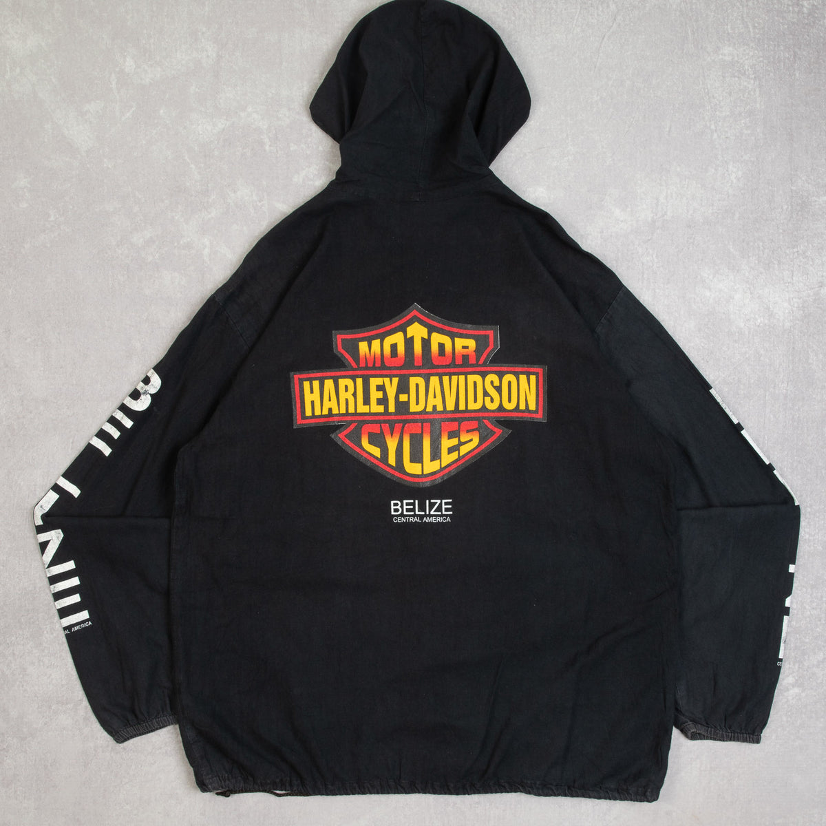 MEN'S VINTAGE 1990S HARLEY-DAVIDSON HOODED LIGHTWEIGHT JACKET MEN'S VINTAGE 1990S HARLEY-DAVIDSON HOODED LIGHTWEIGHT JACKET