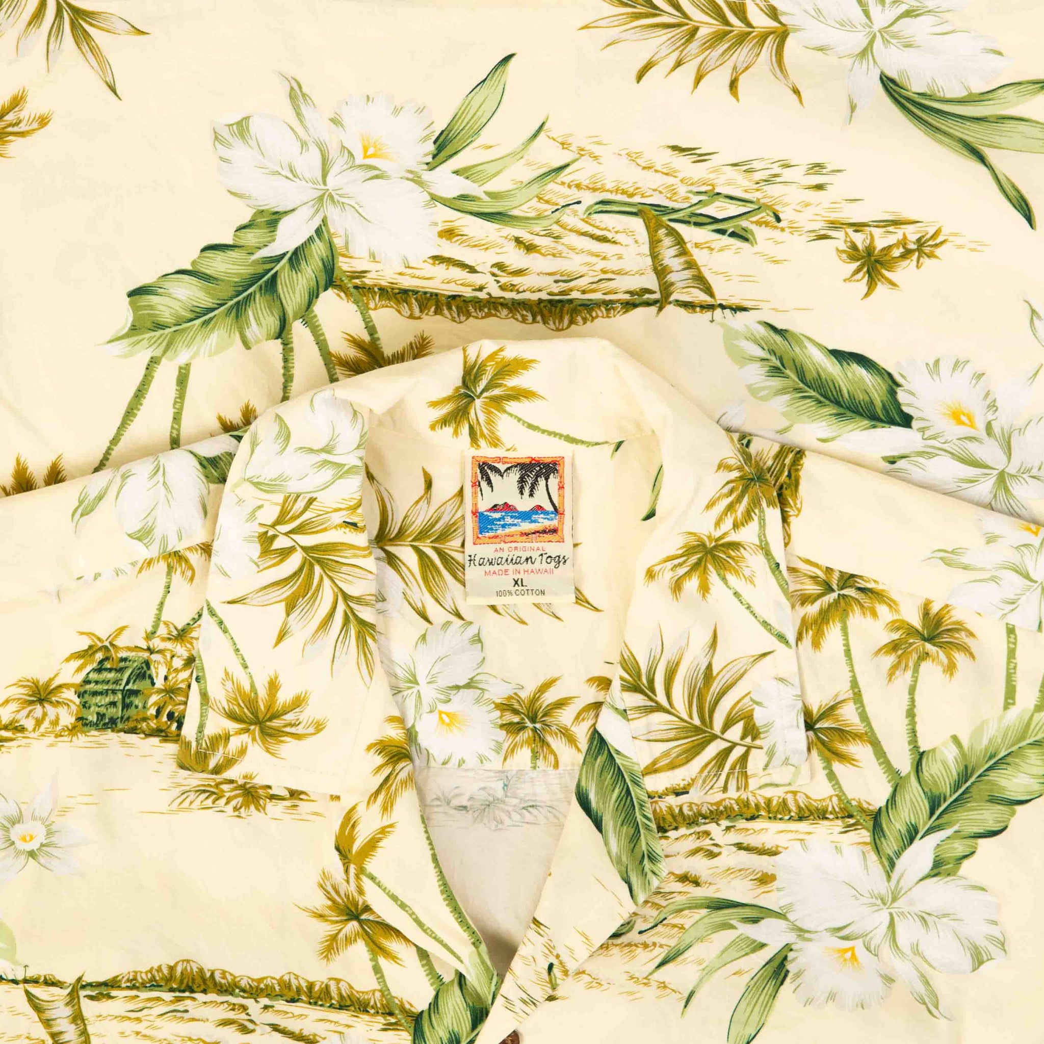 MEN'S VINTAGE 1990 BOXY HAWAIIAN SHIRT - X-LARGE – North
