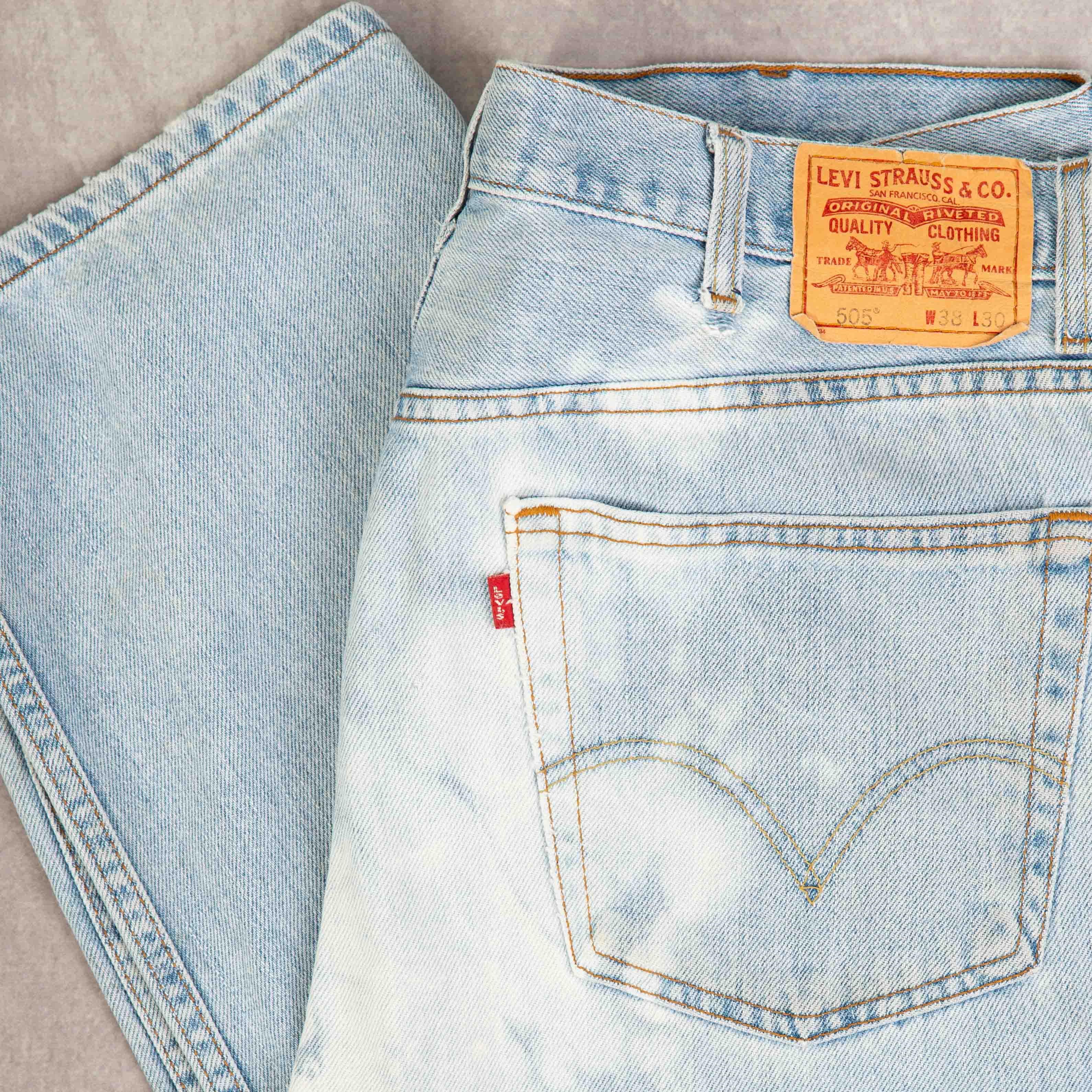 Mens White Levis Hoodie MEN'S VINTAGE LEVI'S 505 RELAXED FIT