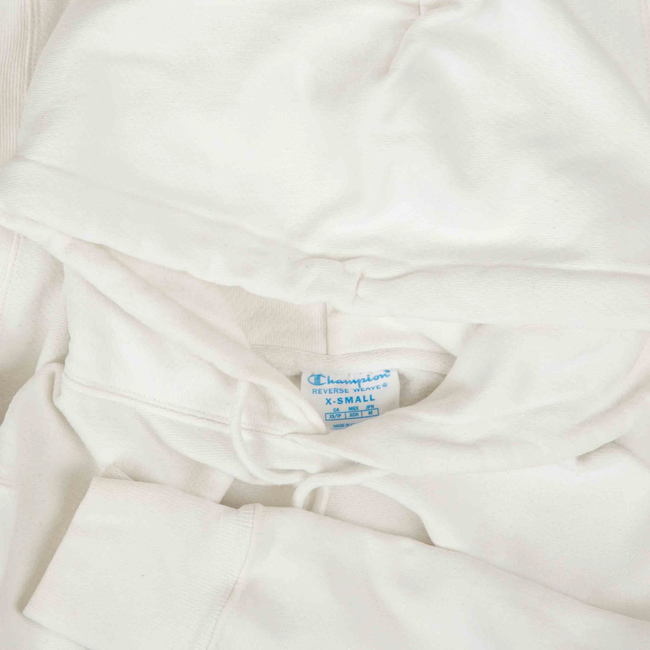 MEN'S VINTAGE CHAMPION REVERSE WEAVE HOODED SWEATSHIRT X-SMALL