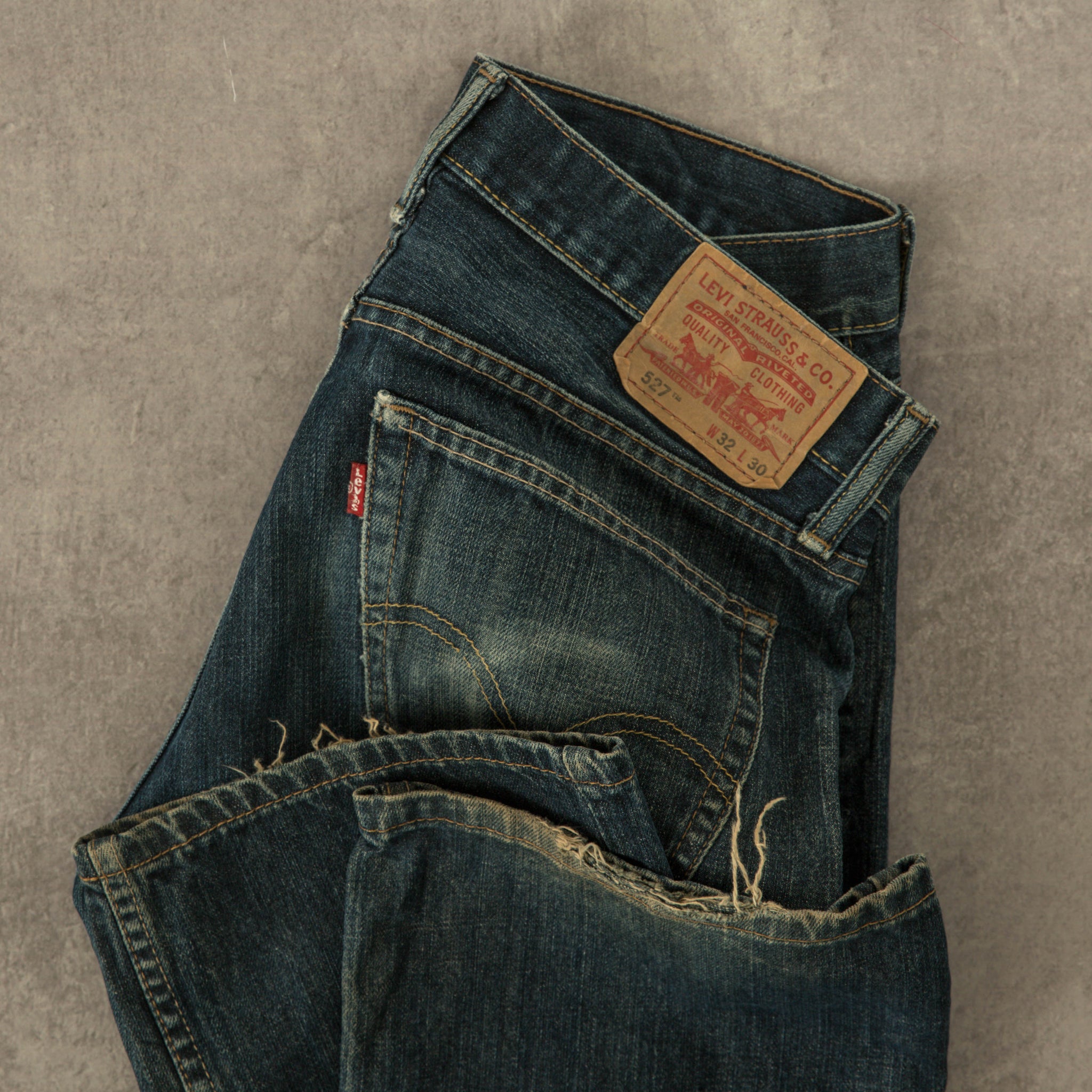 WOMEN S VINTAGE LEVI S 527 BOOT CUT FADER JEANS W33 X L30 North Workshop