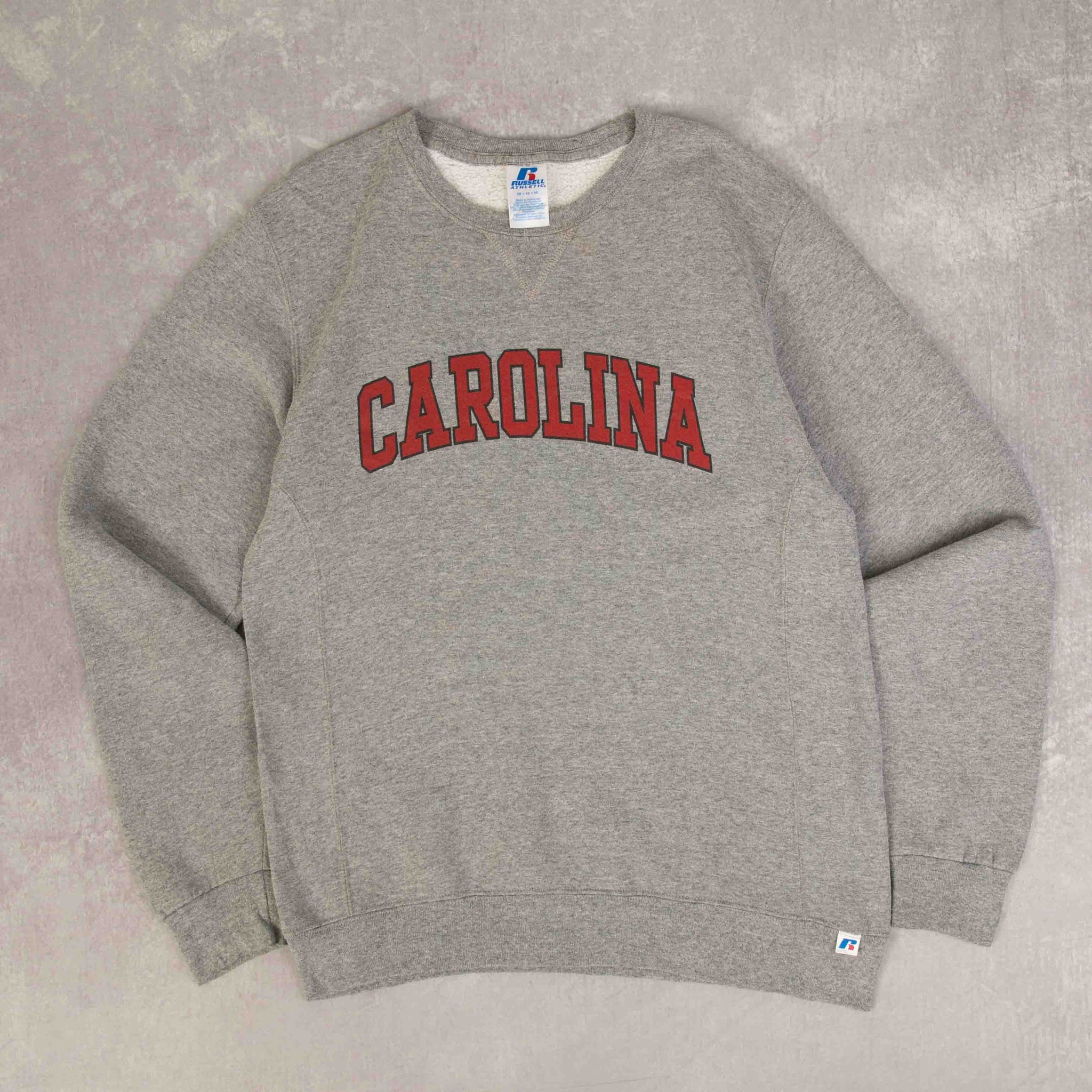MEN S VINTAGE RUSSELL ATHLETIC CAROLINA SWEATSHIRT MEDIUM North Workshop