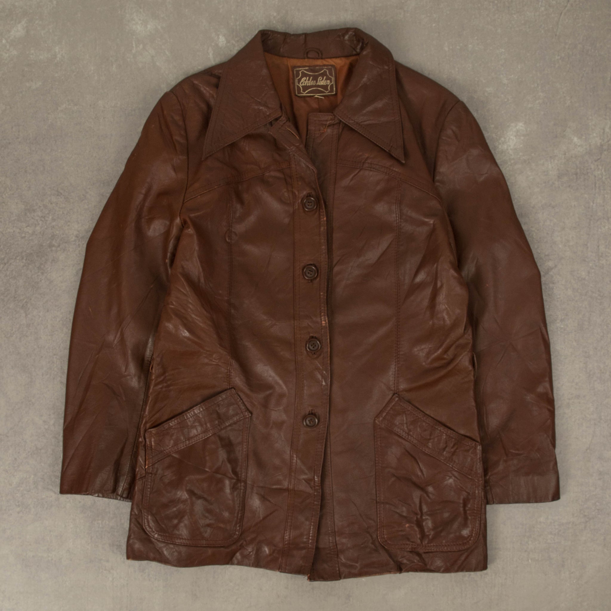 70s M＋H Leather Leather Western Jacket