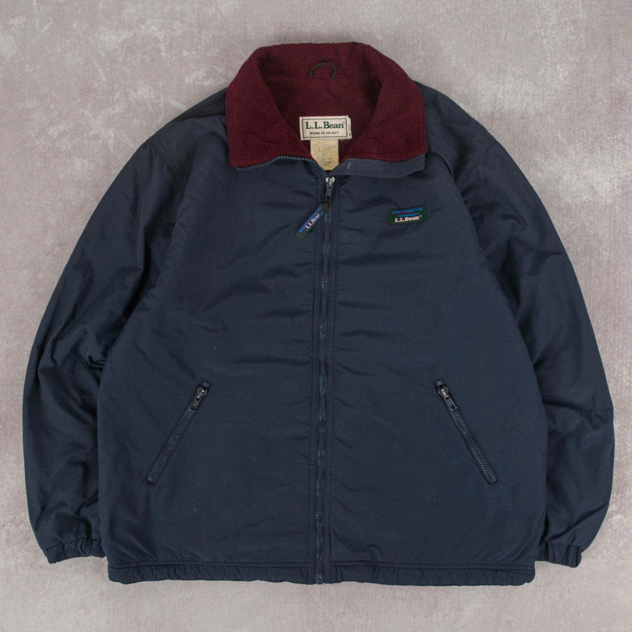 Ll bean warm up jacket vintage sales
