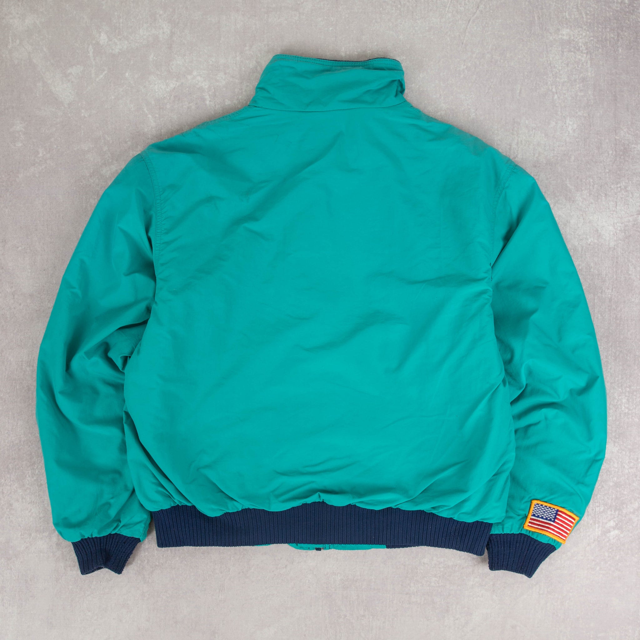 MEN'S VINTAGE 1990S EDDIE BAUER FLEECE LINED BOMBER JACKET
