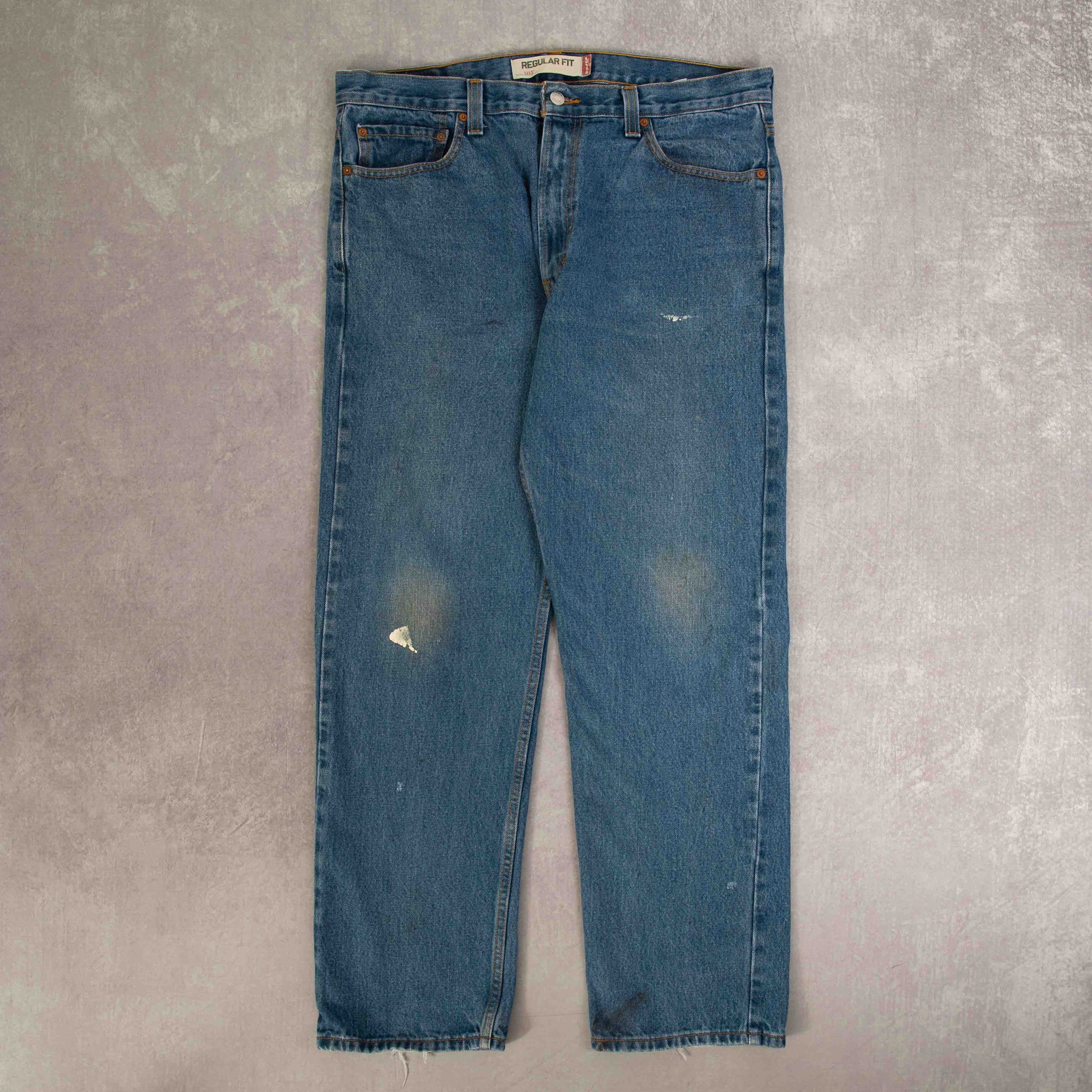 MEN'S VINTAGE LEVI'S 505 REGULAR FIT JEANS - W36 X L31 – North