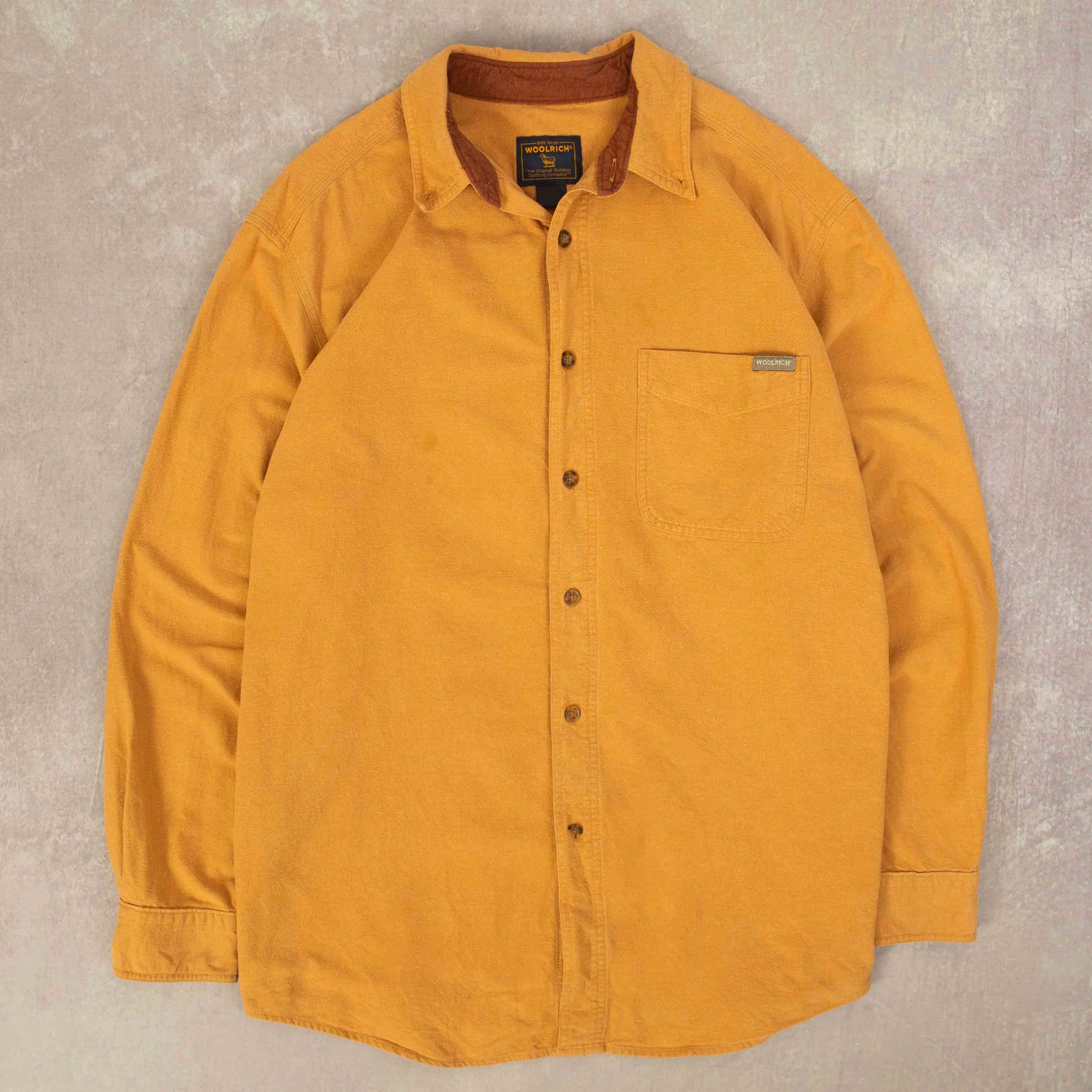 VINTAGE 米国製WOOLRICH chamoisシャツDEAD STOCK VINTAGE WOOLRICH ChamoisシャツDEAD STOCK L