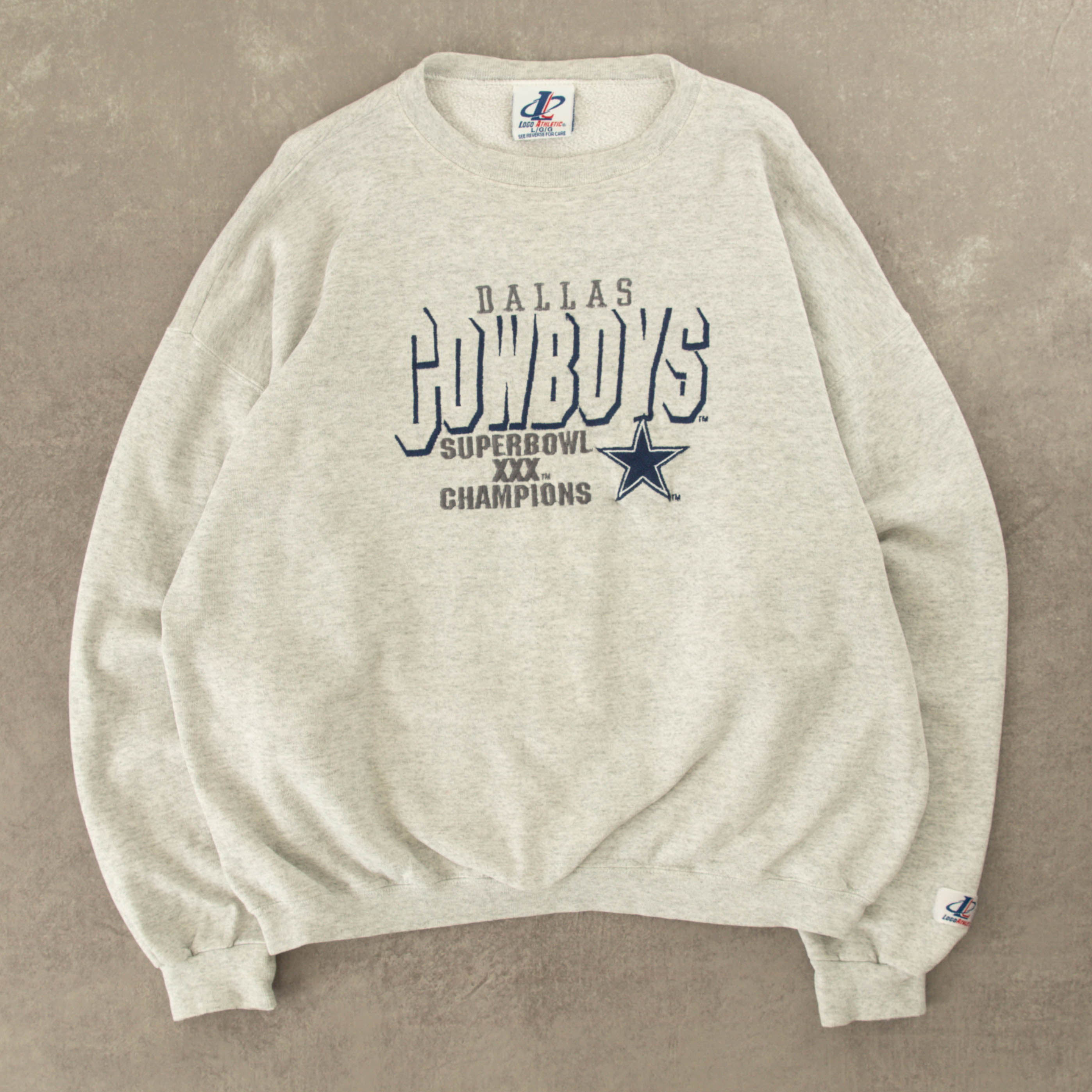 dallas cowboys embroidered sweatshirt