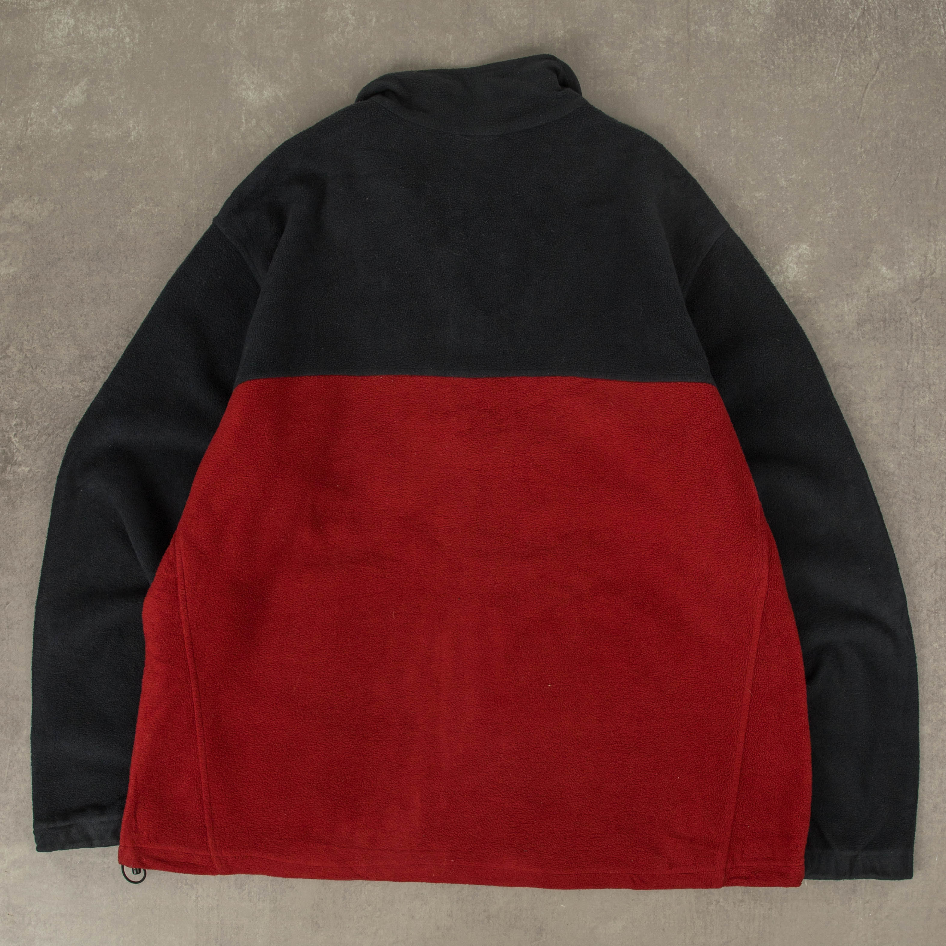 MEN S VINTAGE COLUMBIA TWO TONE FULL ZIP FLEECE XX LARGE North Workshop