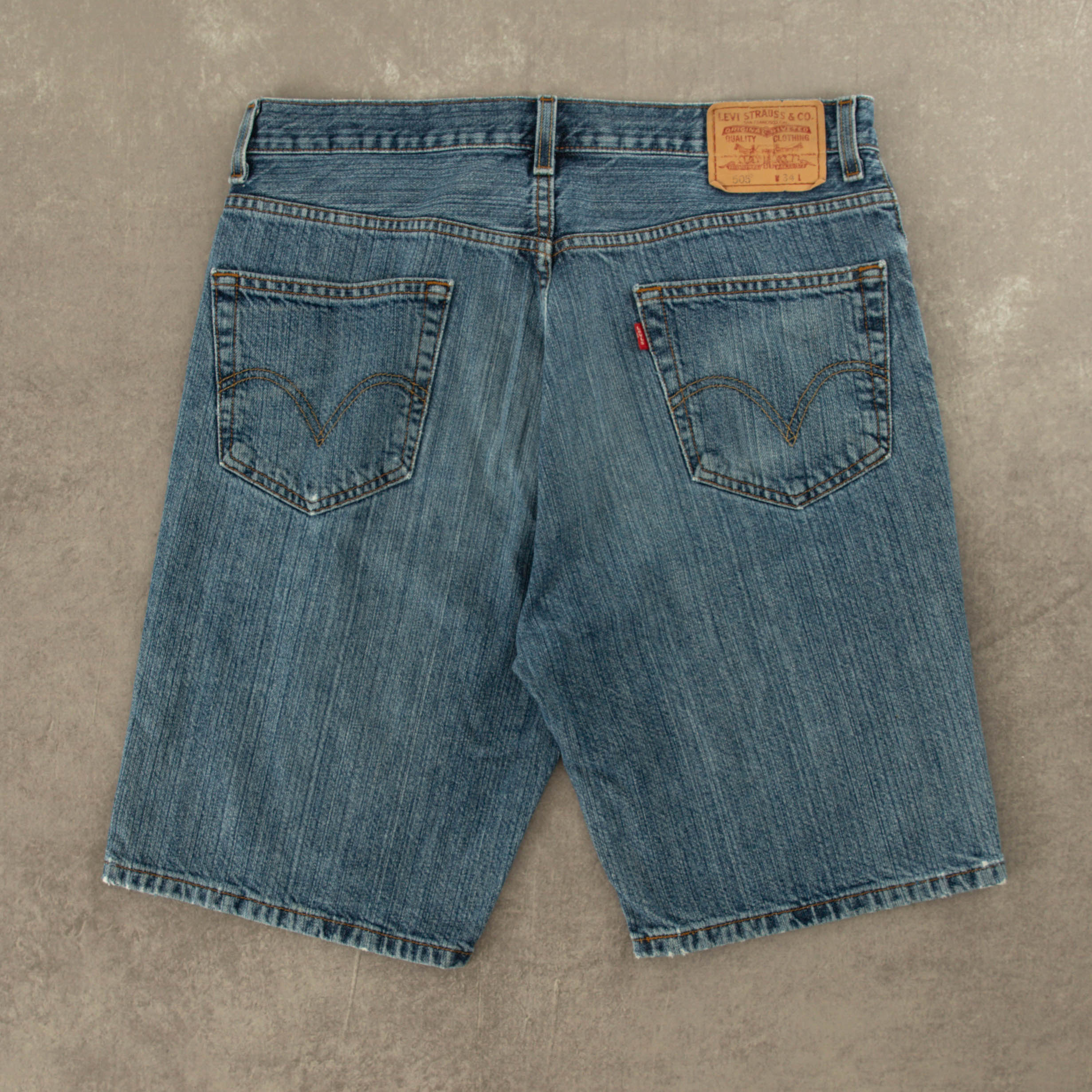 MEN'S VINTAGE LEVI'S 505 DENIM SHORTS W34 – North Workshop