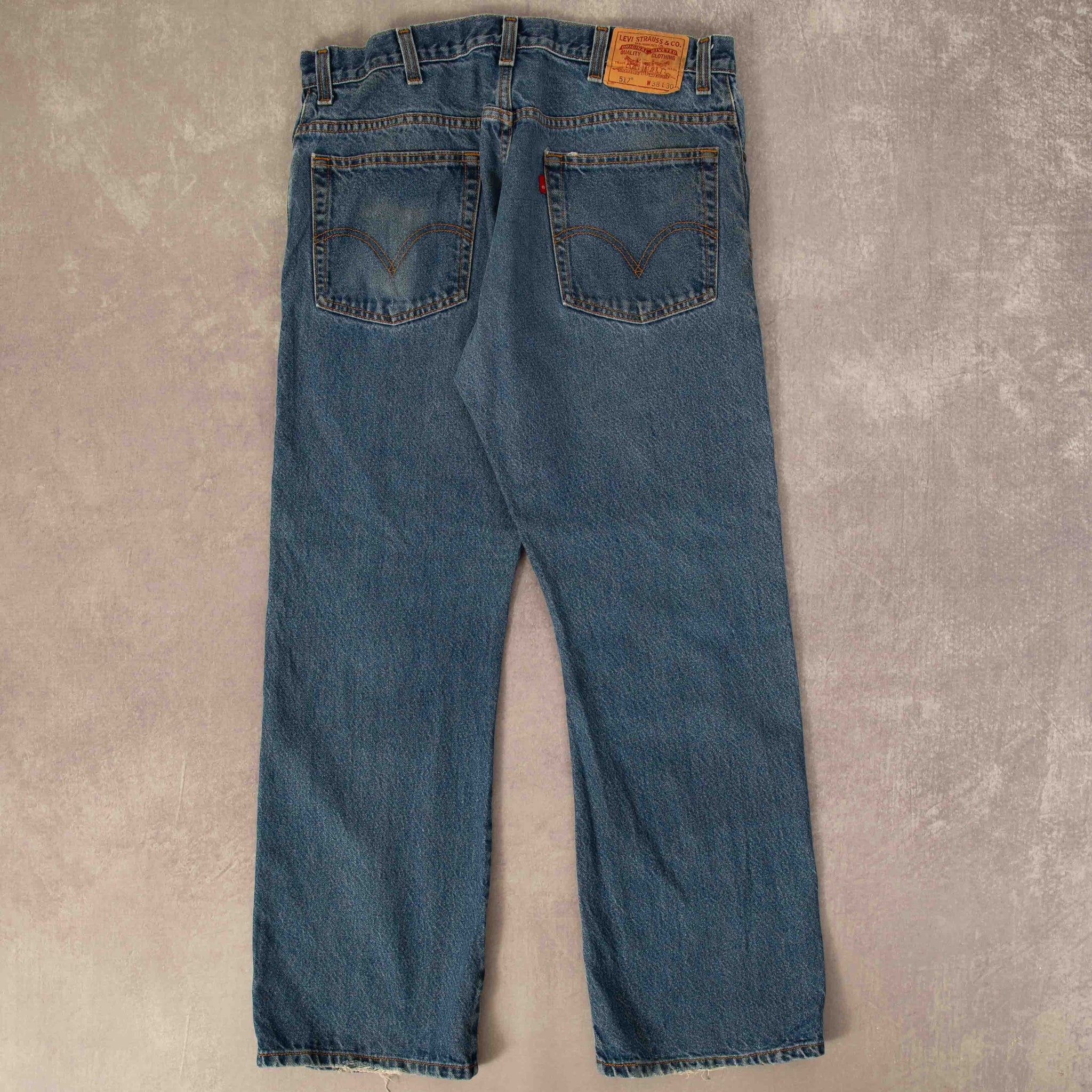 MEN'S VINTAGE LEVI'S 517 FLARED FIT JEANS - W36 X L30 – North Workshop