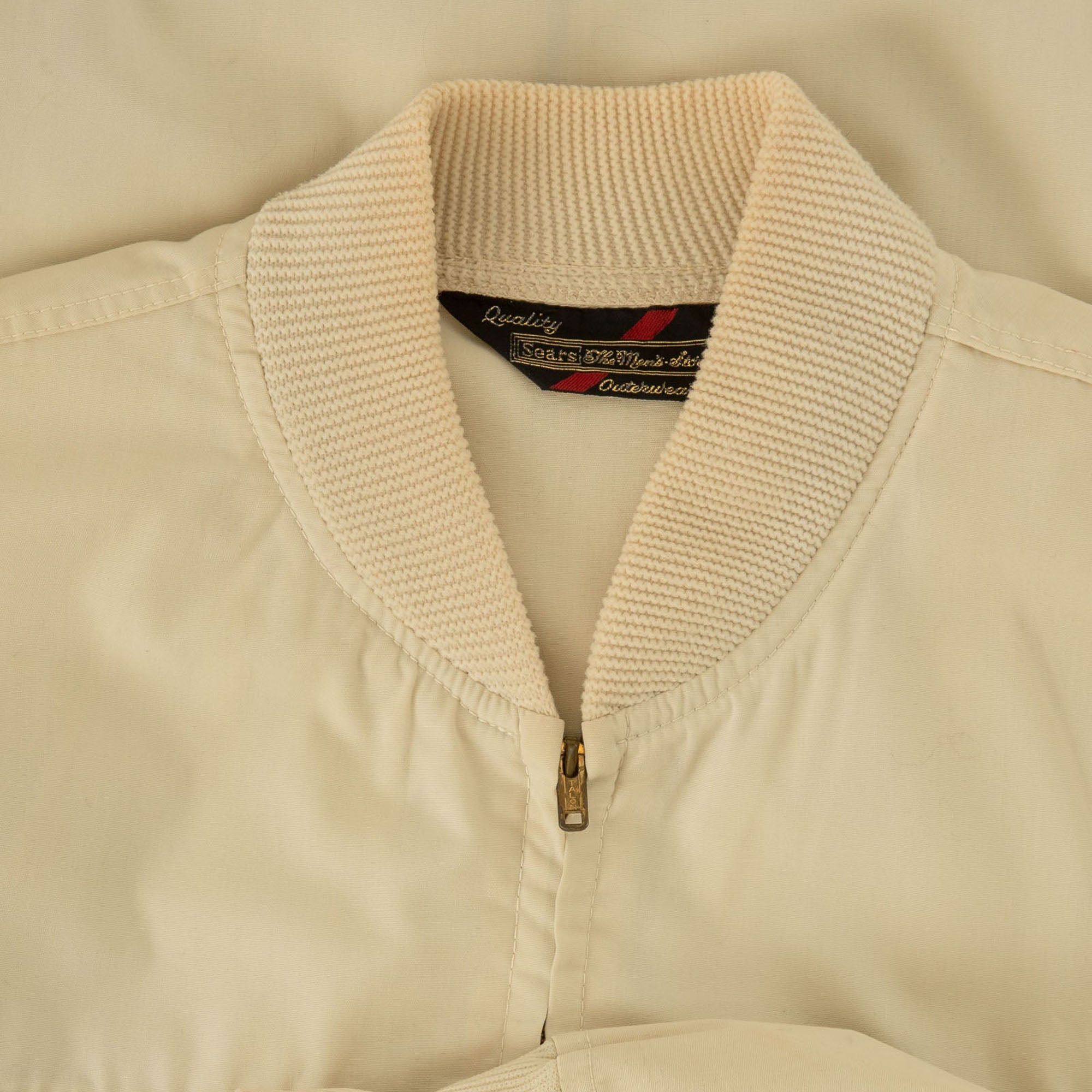 MEN S VINTAGE 1980S SEARS LIGHTWEIGHT BOMBER JACKET X LARGE