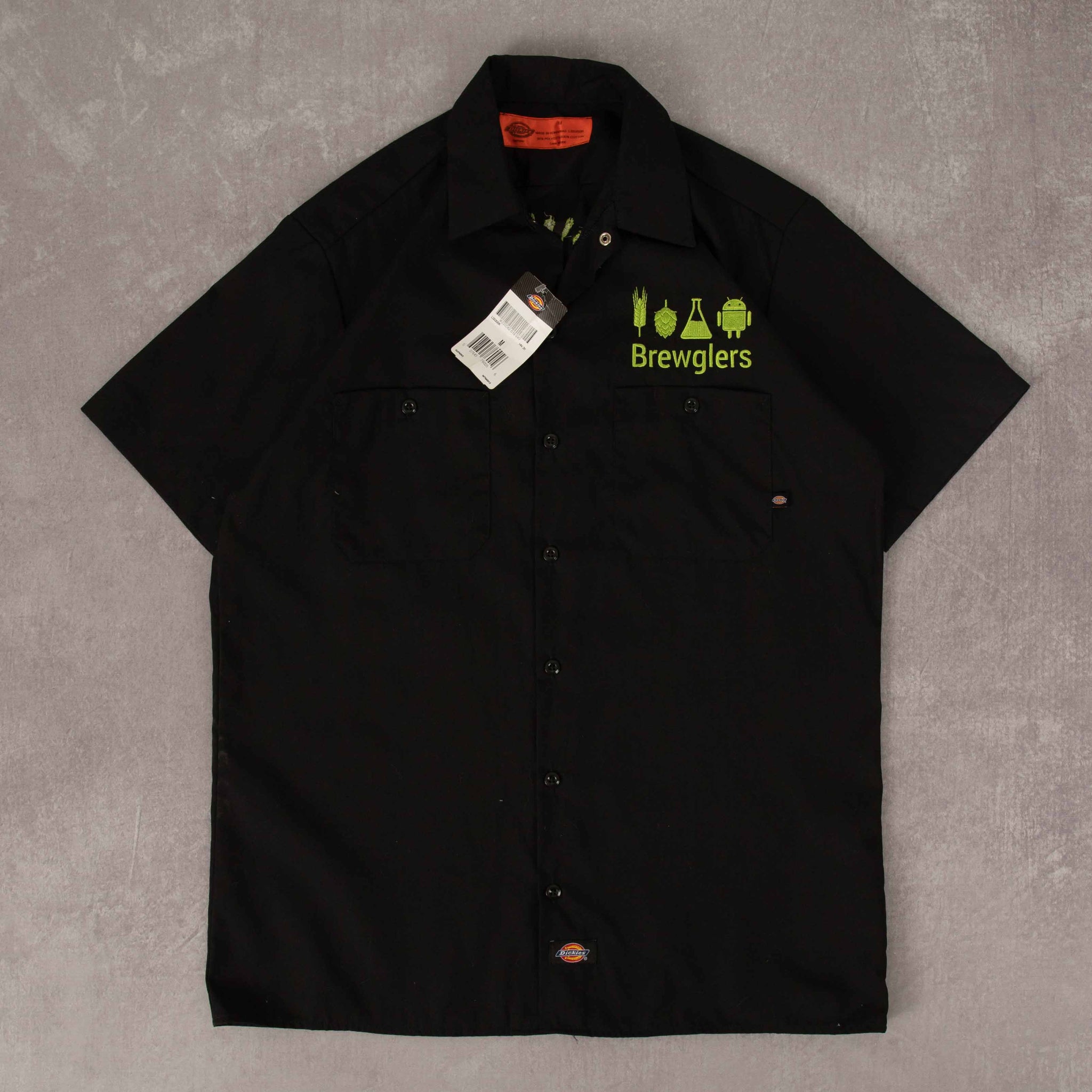 MEN'S VINTAGE DICKIES BNWT BREWGLERS WORKWEAR SHIRT MEDIUM