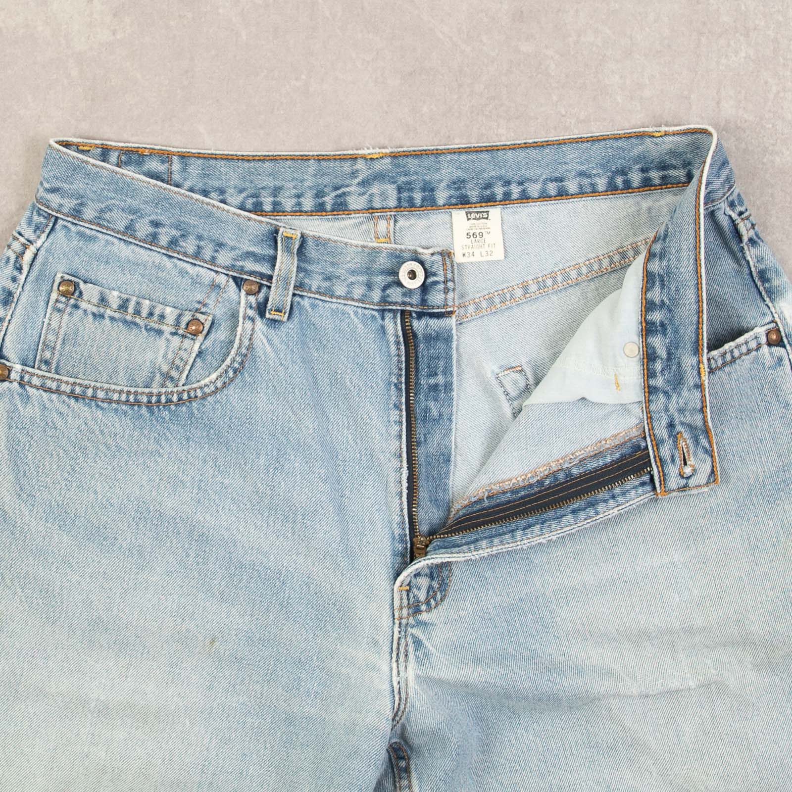 LEVI'S 569 w34 usa levi's 先染グレー リーバイス 569【W34 L30】 usa