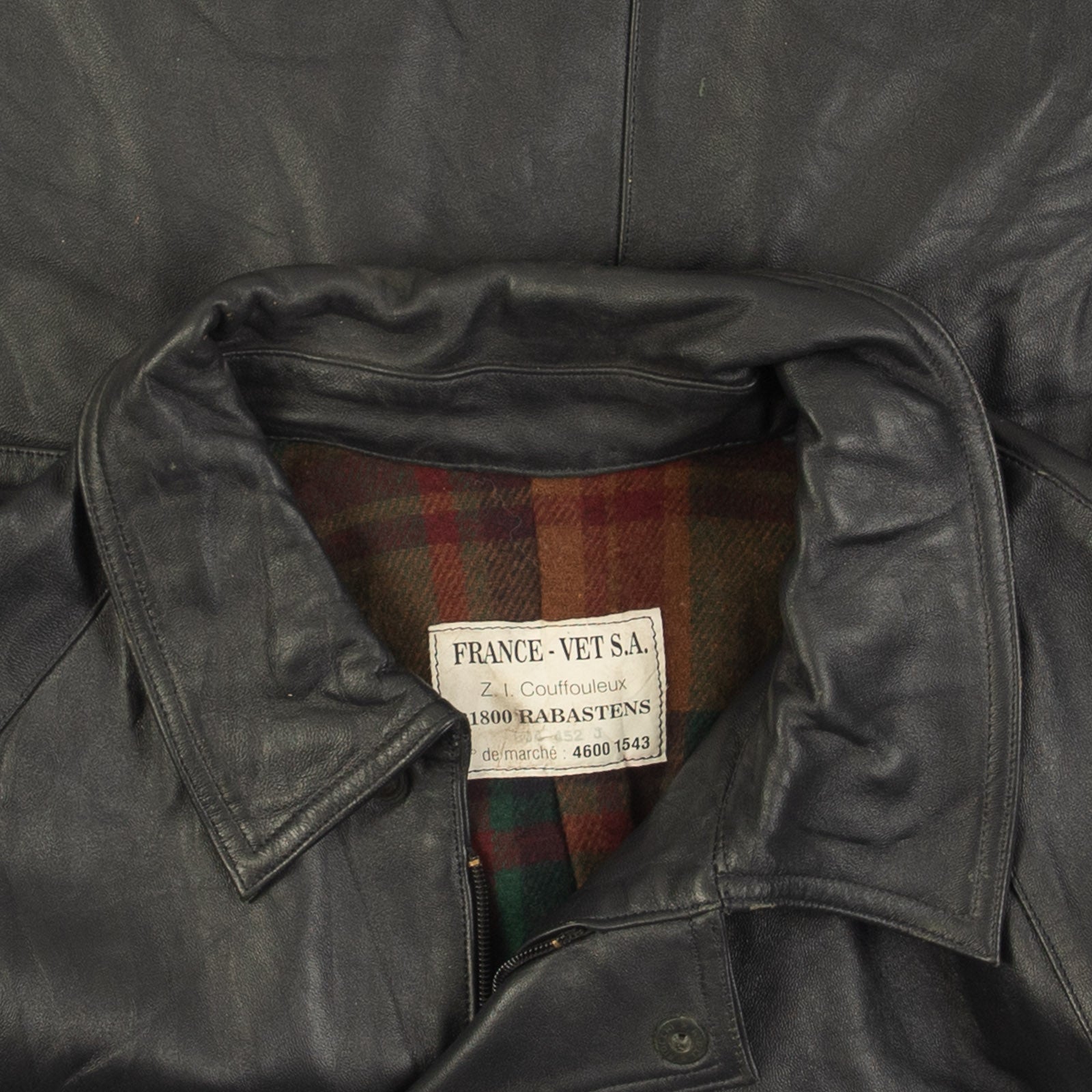 MEN'S VINTAGE 1990S LEATHER CAR COAT JACKET - X-LARGE – North Workshop