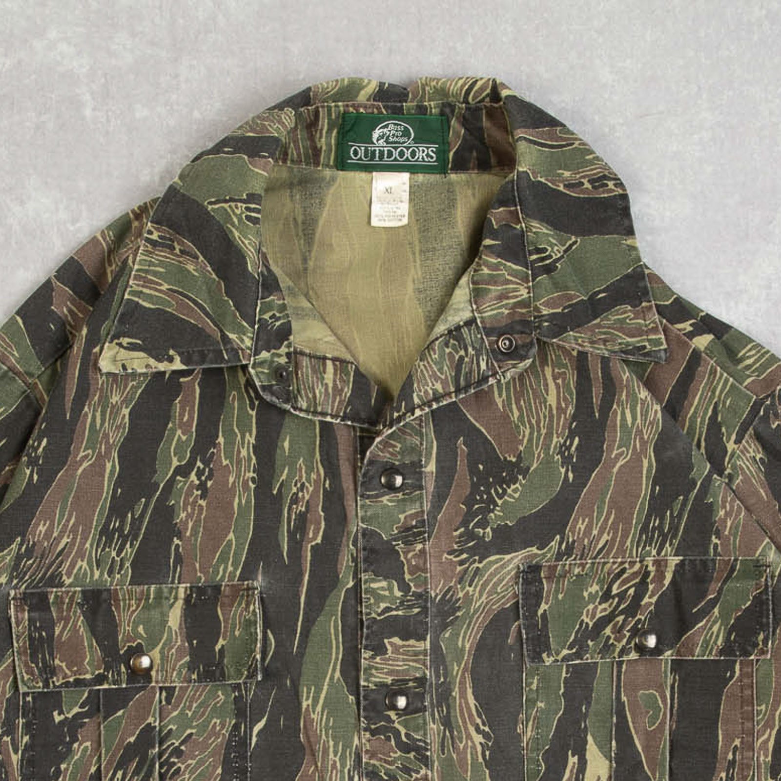 Vintage des années 90 Jerzees extérieur Mossy Oak Camo Sweatshirt XLarge Camouflage véritable arbre chasse ras du cou pull nous armée imprimé pull taille XL - France