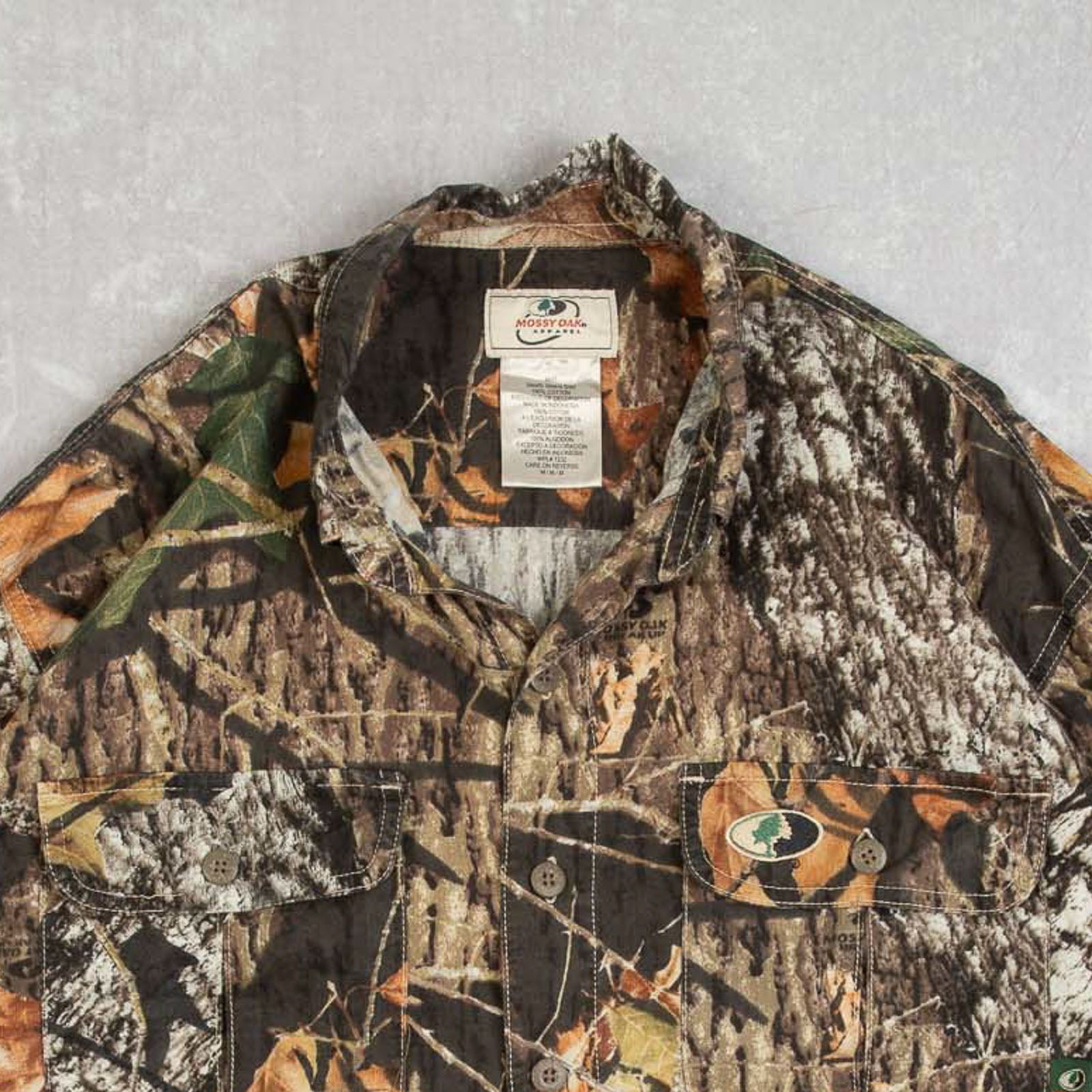 MEN'S VINTAGE MOSSY OAK REAL TREE SHIRT - MEDIUM – North Workshop