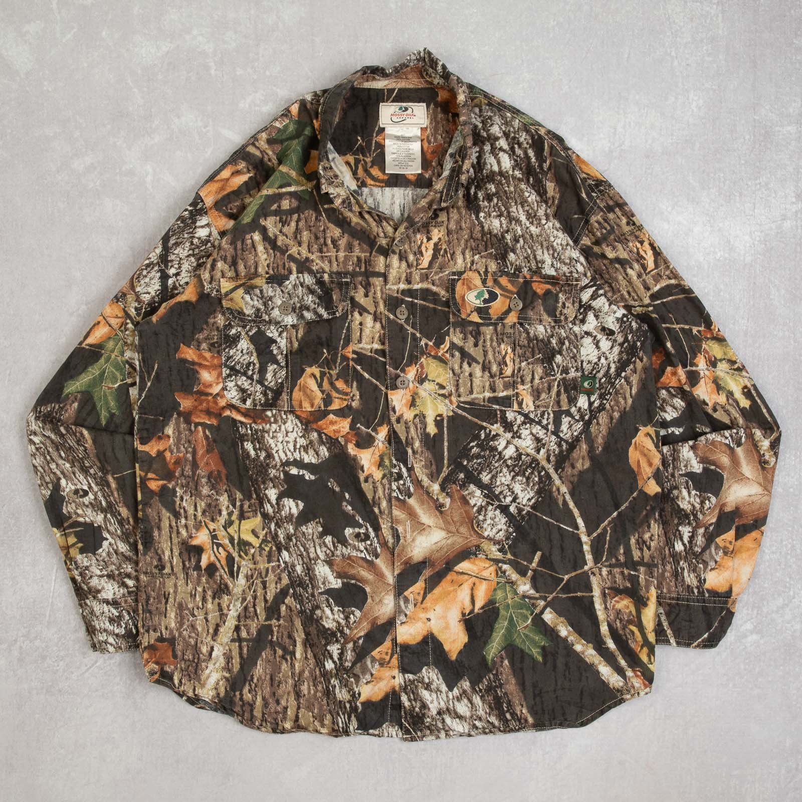 MEN'S VINTAGE MOSSY OAK REAL TREE SHIRT - MEDIUM – North Workshop