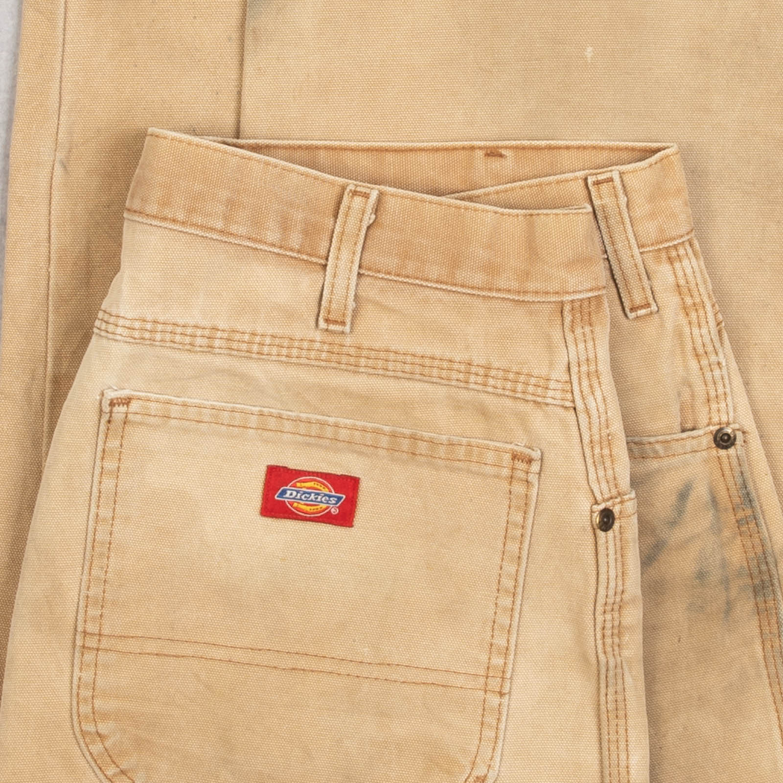 MEN'S VINTAGE DICKIES CARPENTER PAINTER TROUSERS - W34 X L32