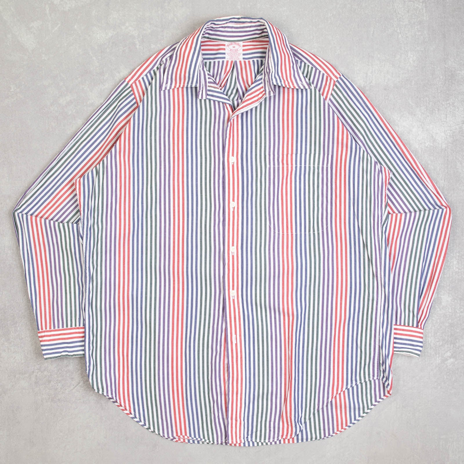 MEN'S VINTAGE 1990S BROOKS BROTHERS STRIPED LONG SLEEVE SHIRT MEN'S VINTAGE 1990S BROOKS BROTHERS STRIPED LONG SLEEVE SHIRT