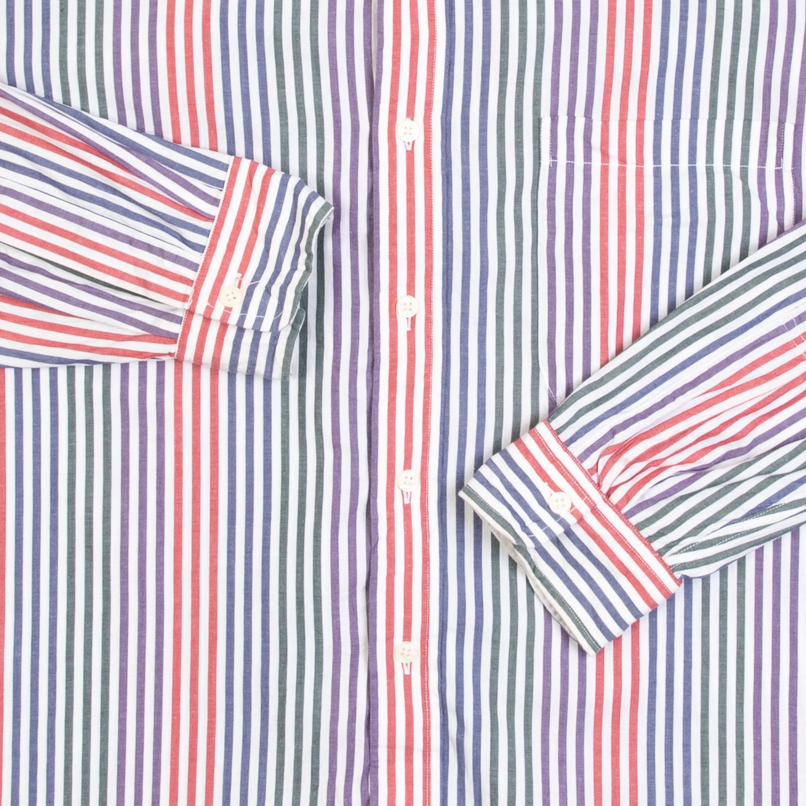 MEN'S VINTAGE 1990S BROOKS BROTHERS STRIPED LONG SLEEVE SHIRT