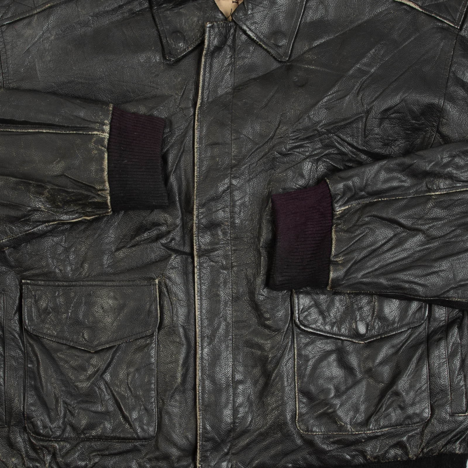 【90s vintage】 A-2 flight leather jacket Original Rare Vintage 90s Victory Leather A-2 Type Indiana Jones