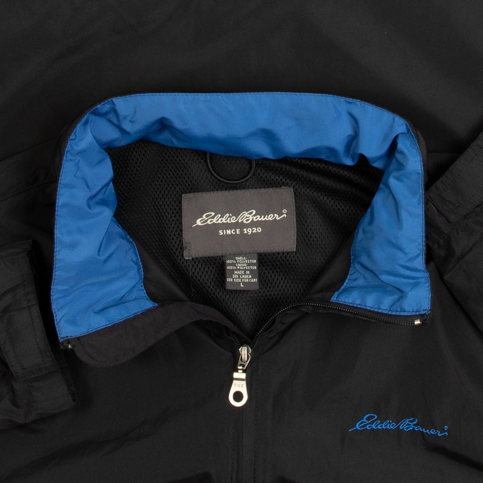 MEN'S VINTAGE 1990S EDDIE BAUER HOODED LIGHTWEIGHT JACKET - LARGE