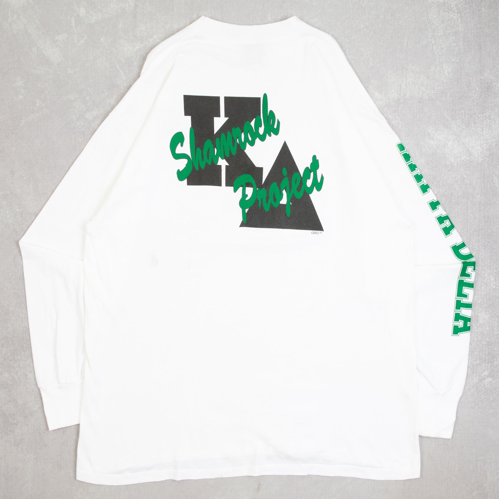 MEN'S VINTAGE 1990S SHAMROCK PROJECT LONG SLEEVE T-SHIRT - XX