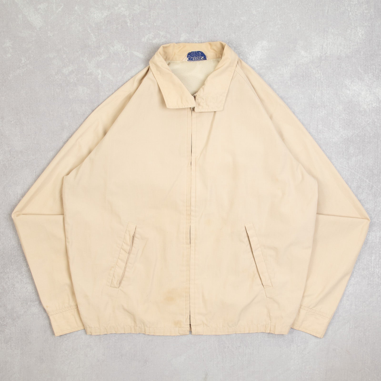 MEN'S VINTAGE 1980S HARRINGTON FULL ZIP JACKET - MEDIUM – North