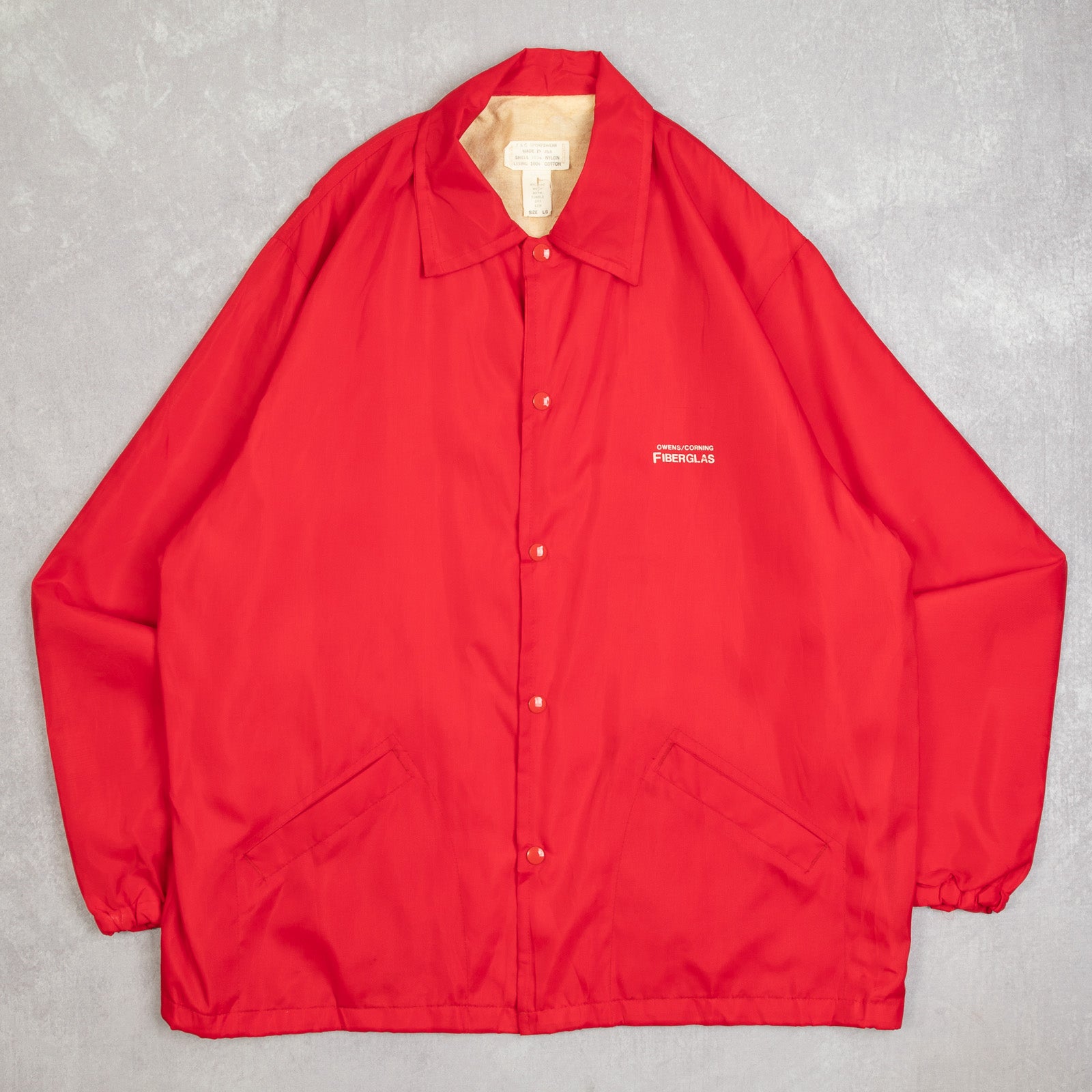 MEN'S VINTAGE 1980S FIBERGLAS COACH JACKET - LARGE – North Workshop