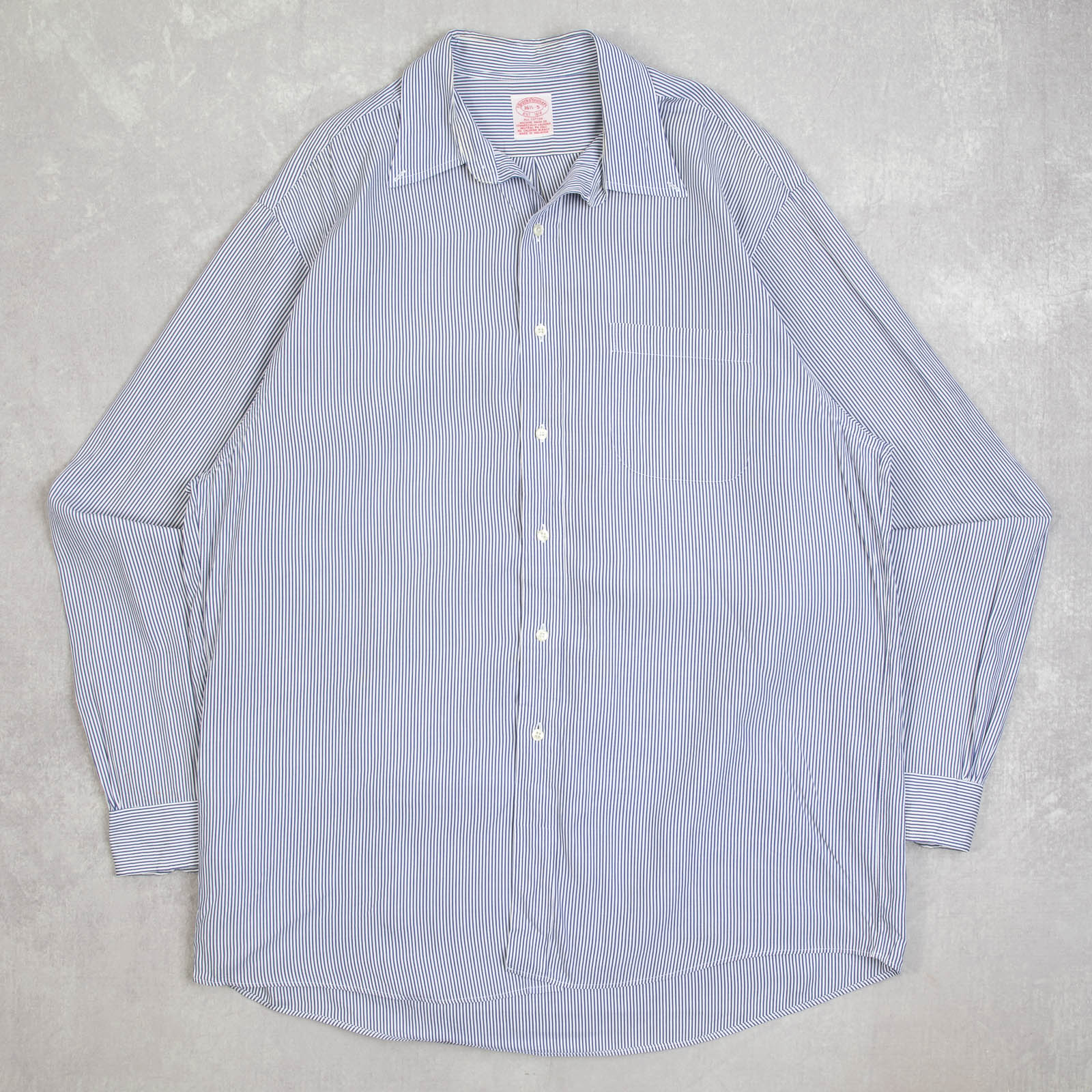 1990s Brooks Brothers-crazy stripe シャツ MEN'S VINTAGE 1990S BROOKS BROTHERS STRIPED SHIRT - X-LARGE