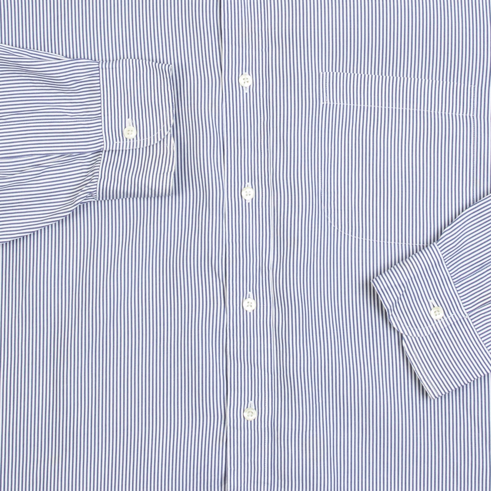 MEN'S VINTAGE 1990S BROOKS BROTHERS STRIPED SHIRT - X-LARGE