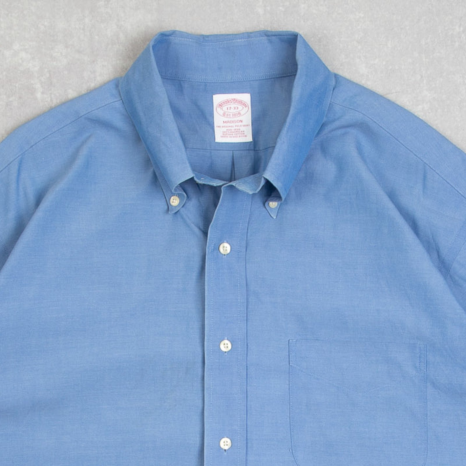 MEN'S VINTAGE 1990S BROOKS BROTHERS MADISON SHIRT - X-LARGE