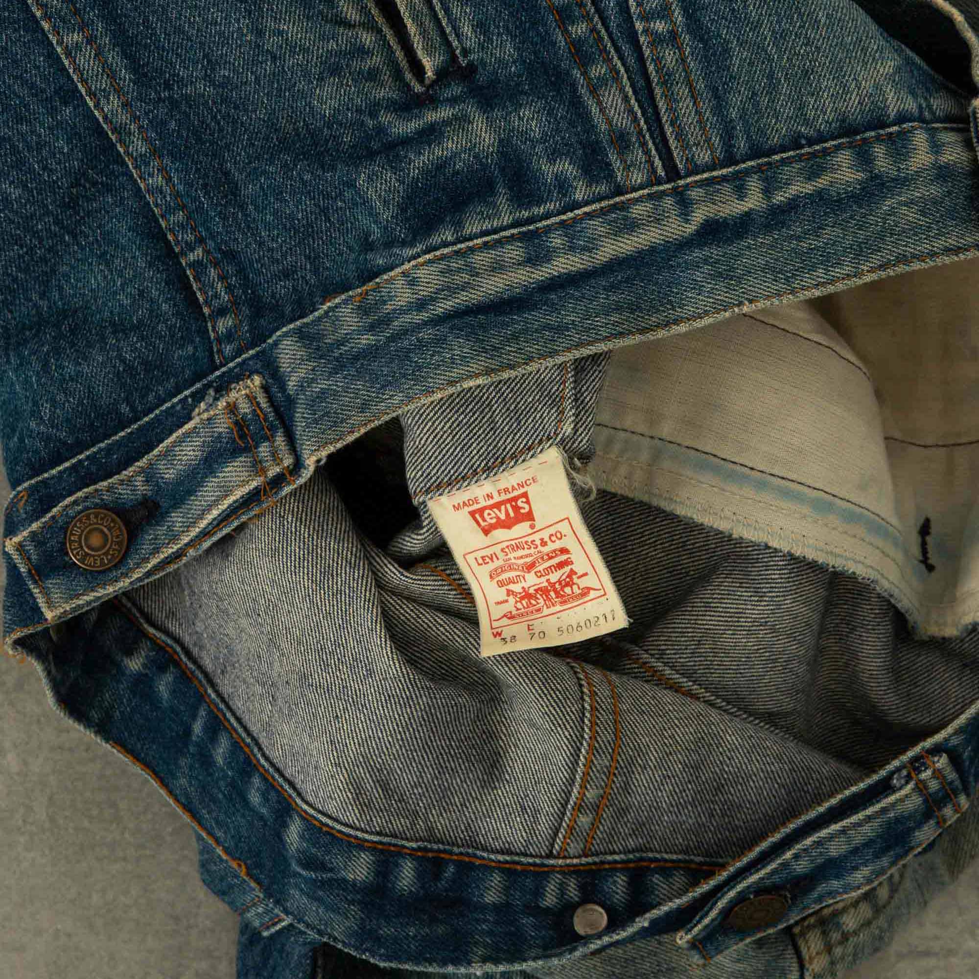 WOMEN S VINTAGE 1984 LEVI S TYPE 3 DENIM JACKET MEDIUM North